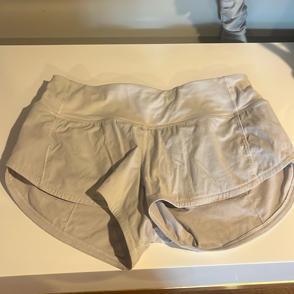 White lululemon speed ups